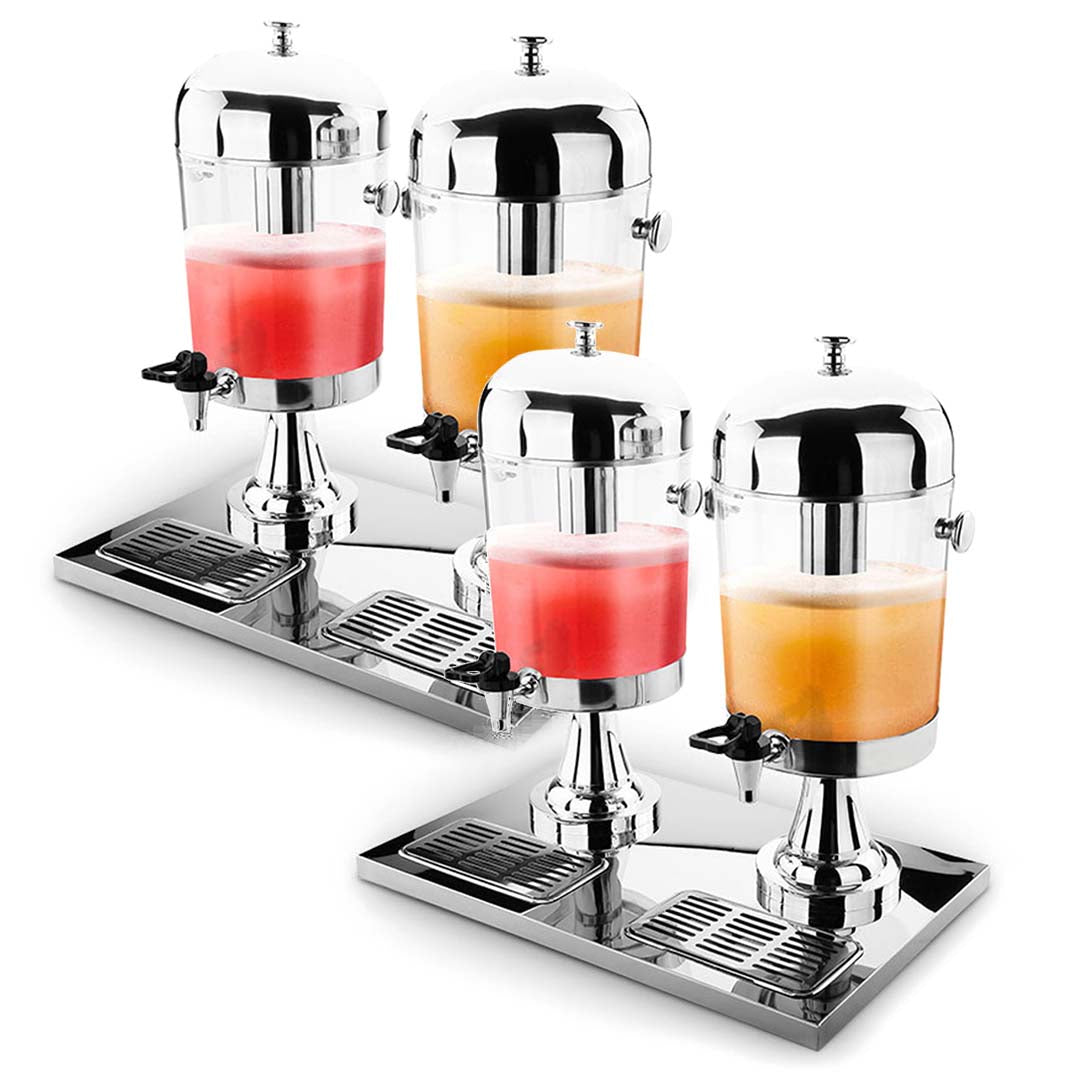SOGA 2X Dual 8L Water Milk Coffee Pump Beverage Drinking Utensils