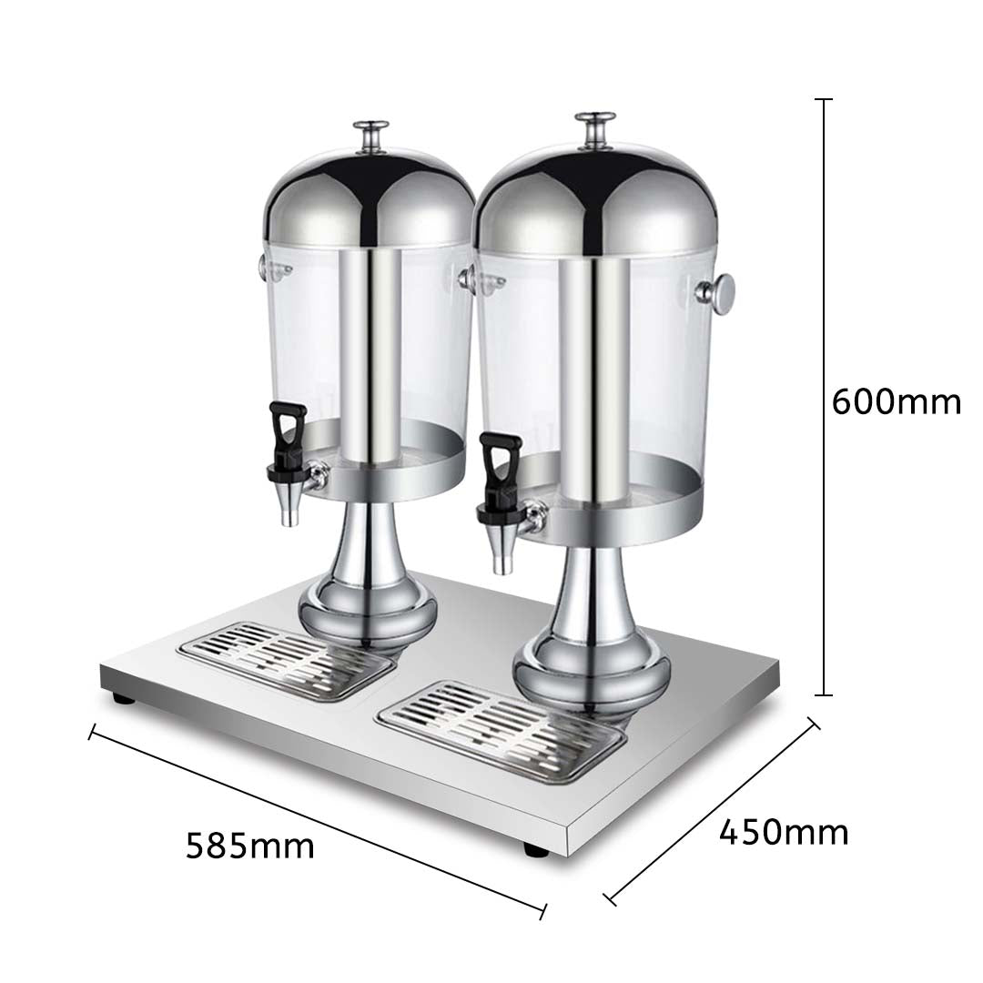 SOGA 2X Dual 8L Water Milk Coffee Pump Beverage Drinking Utensils