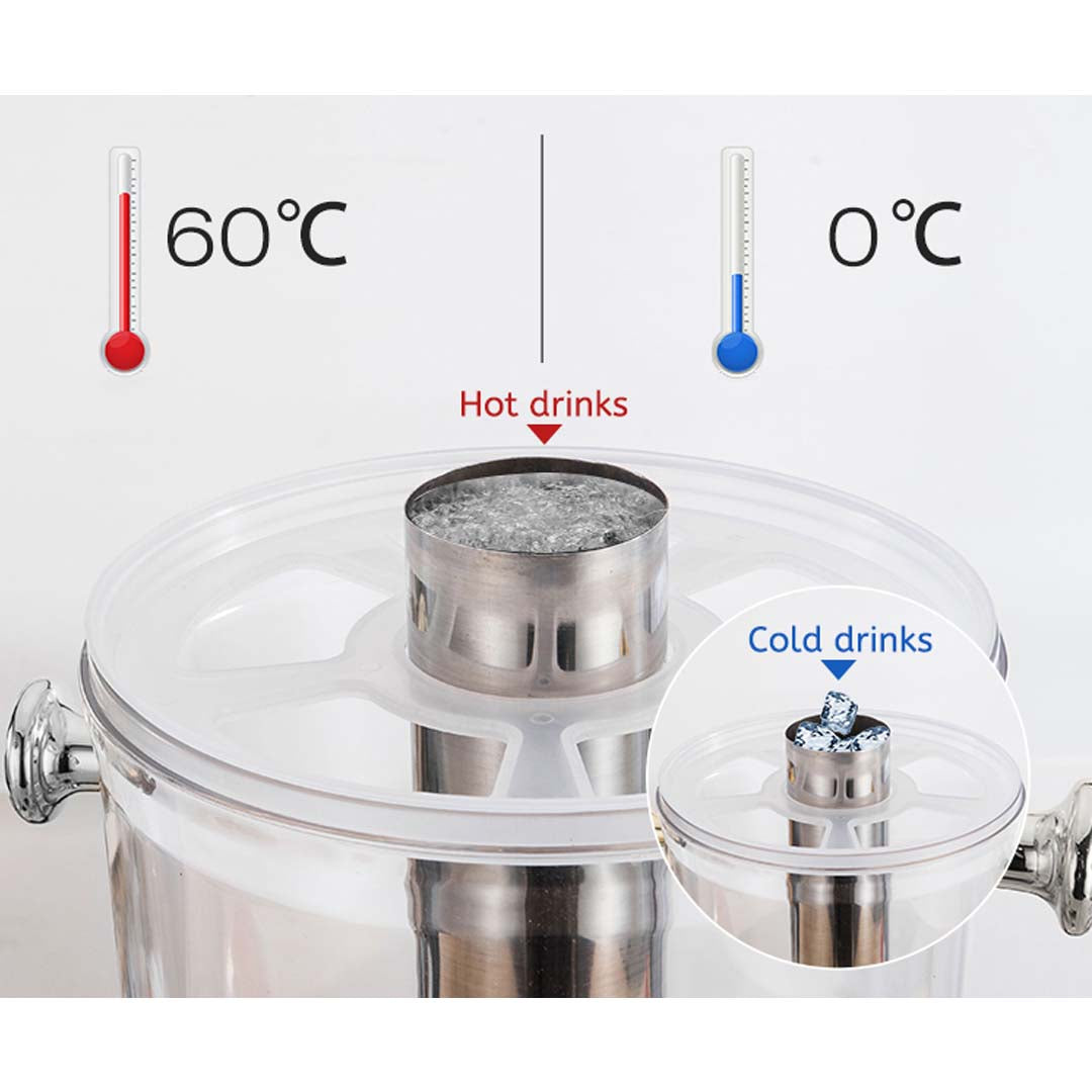 SOGA 2X Dual 8L Water Milk Coffee Pump Beverage Drinking Utensils