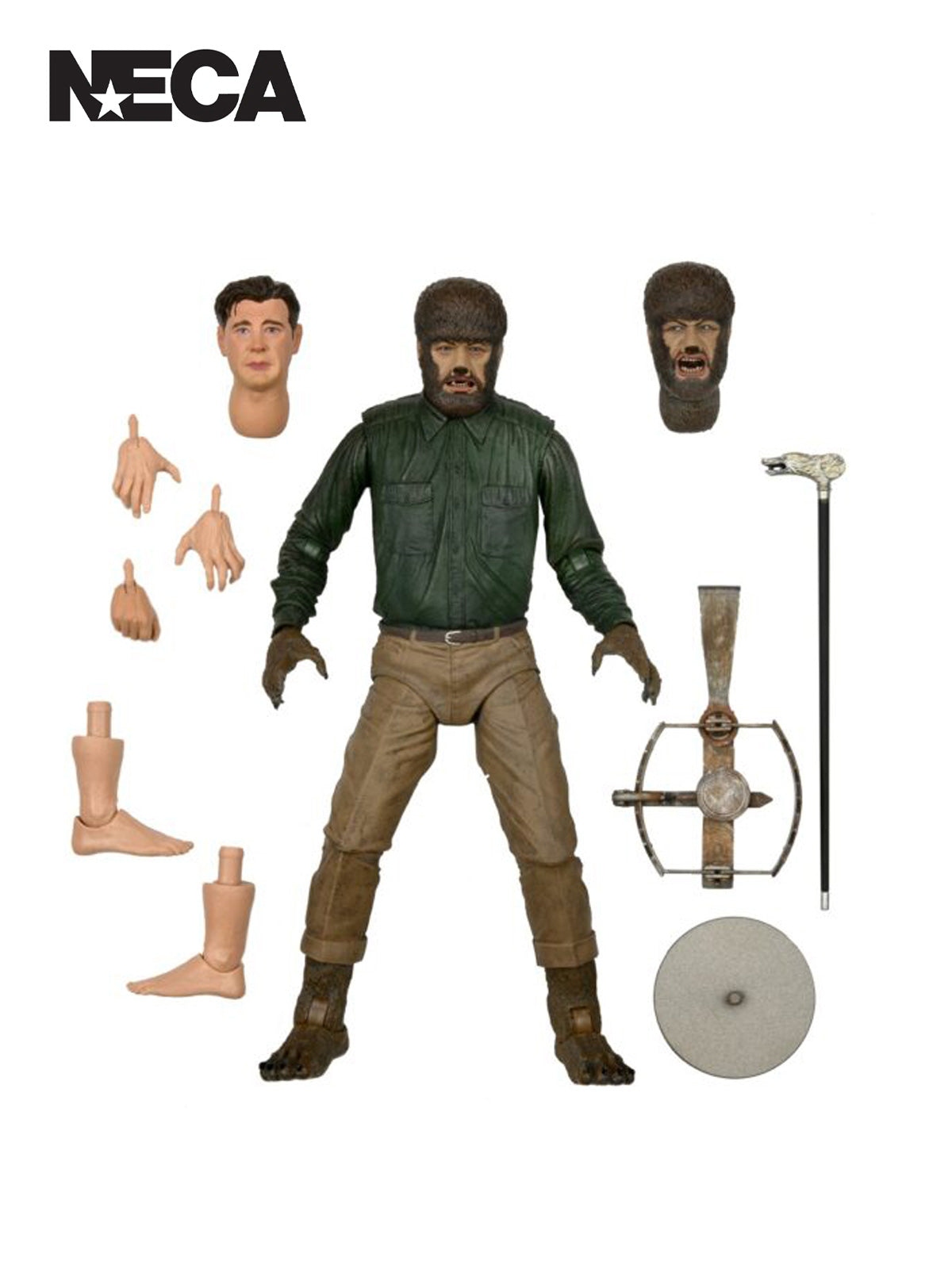 Universal Monsters Wolf Man 7" Scale Action Figurine