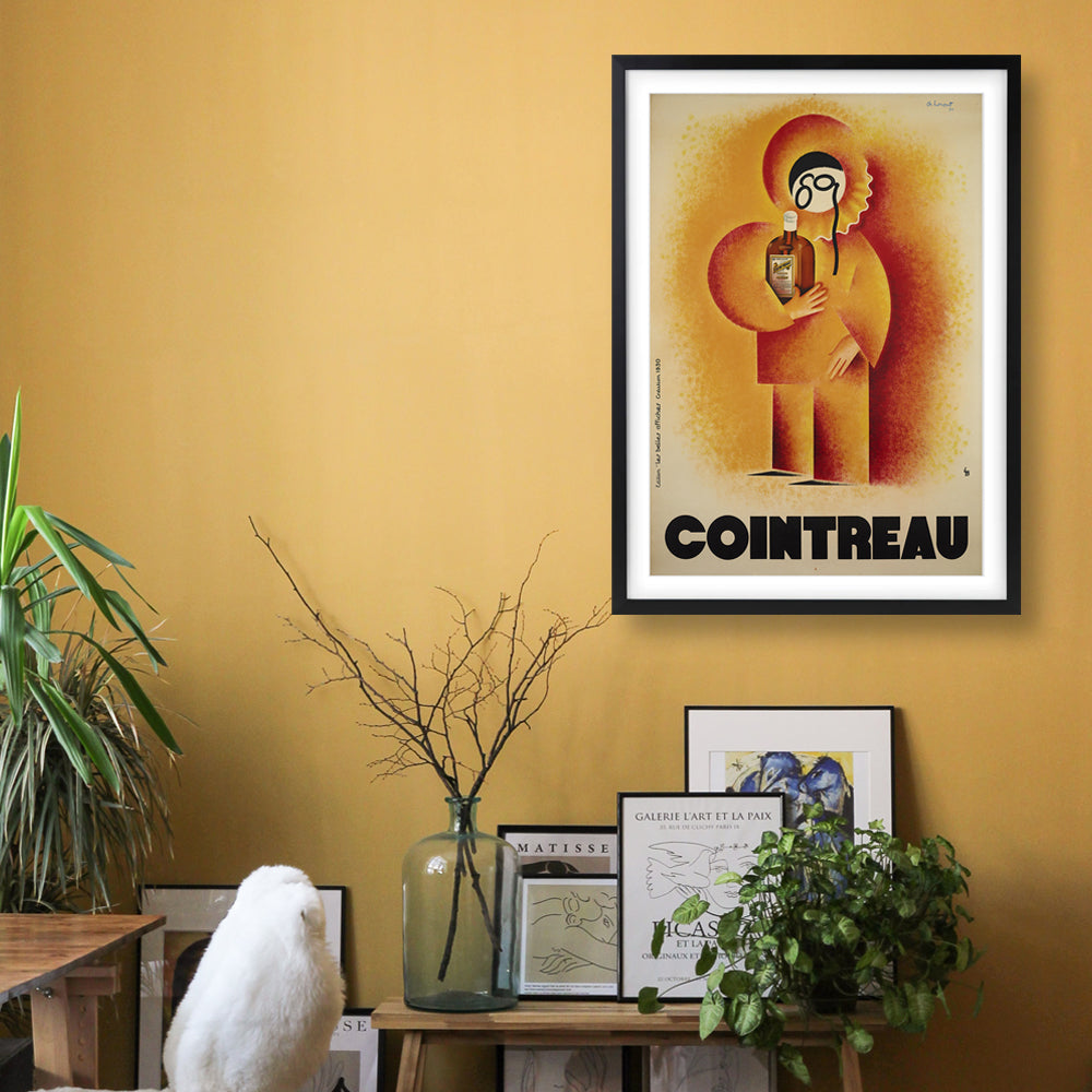 Cointreau 1930 Large 105cm x 81cm Framed A1 Art Print
