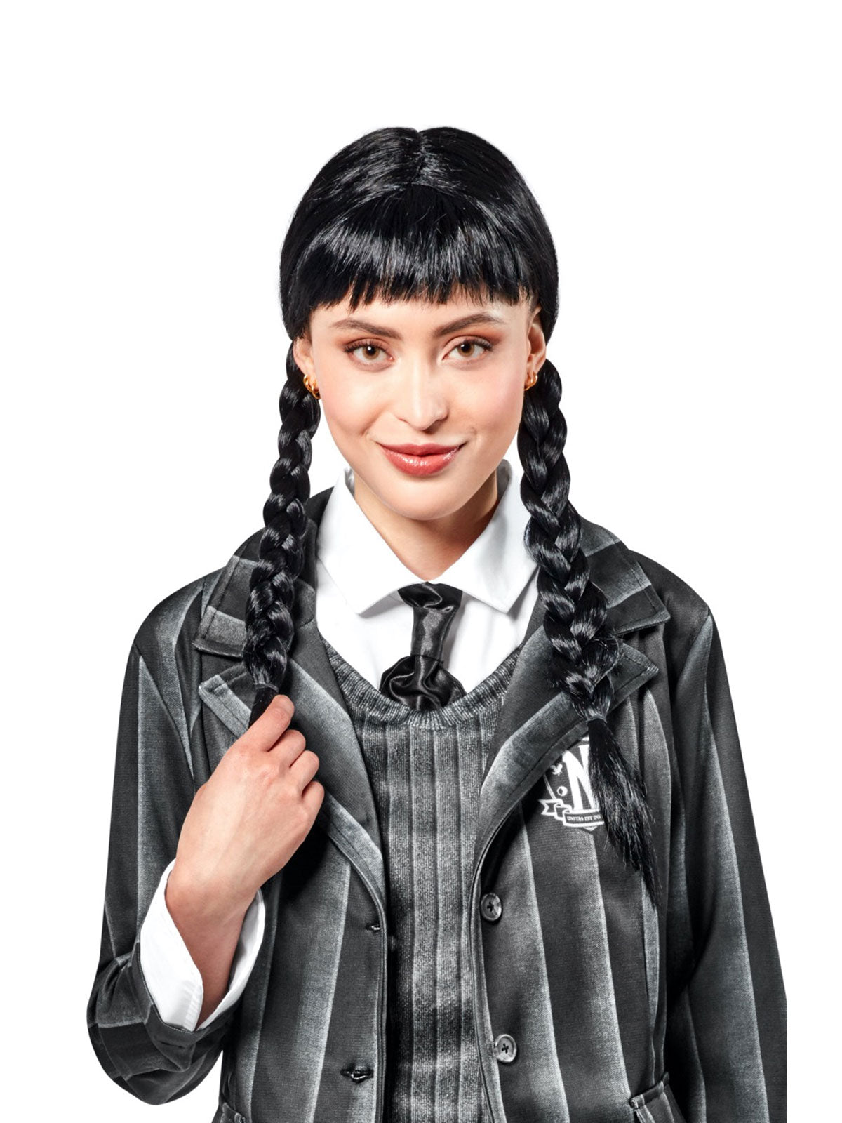 The Addams Family Wednesday Adult Wig Costume Accessory