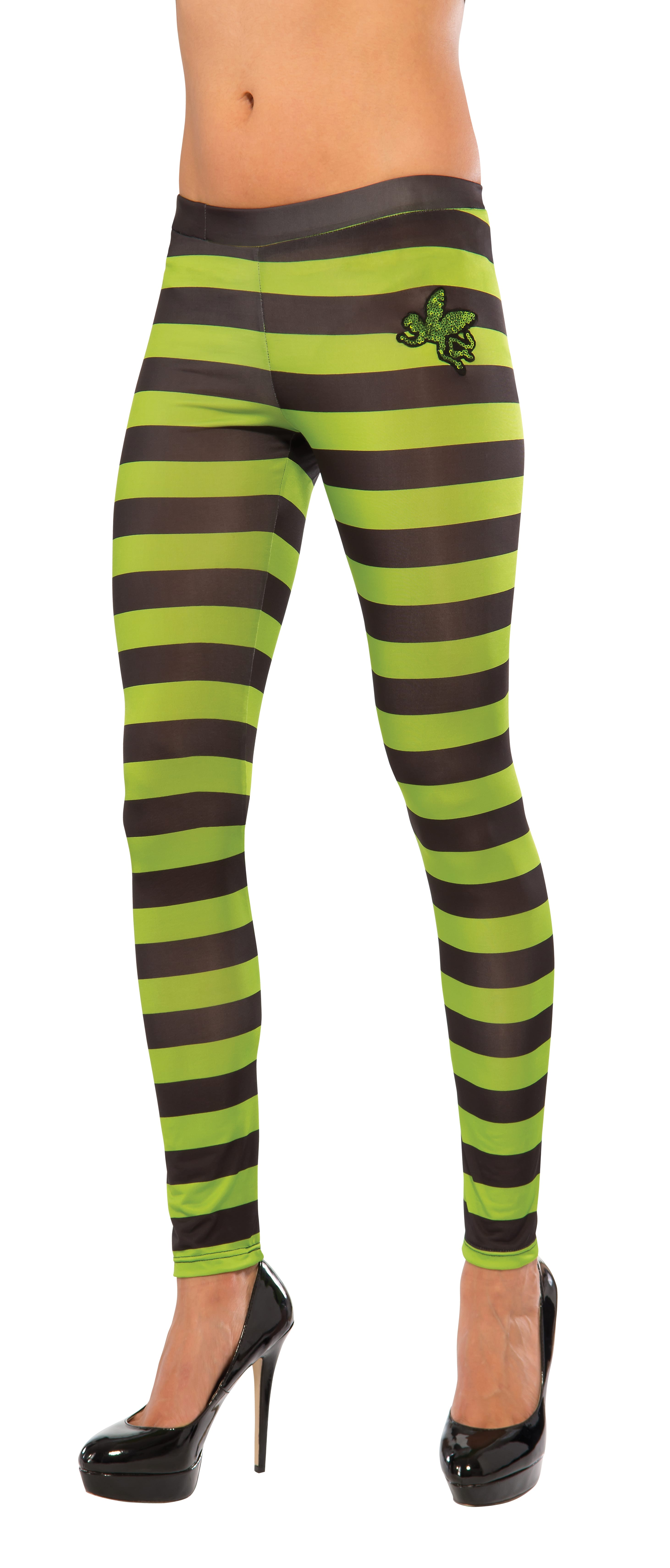Wizard of Oz Witch Of The West Striped Leggings Women's Costumes