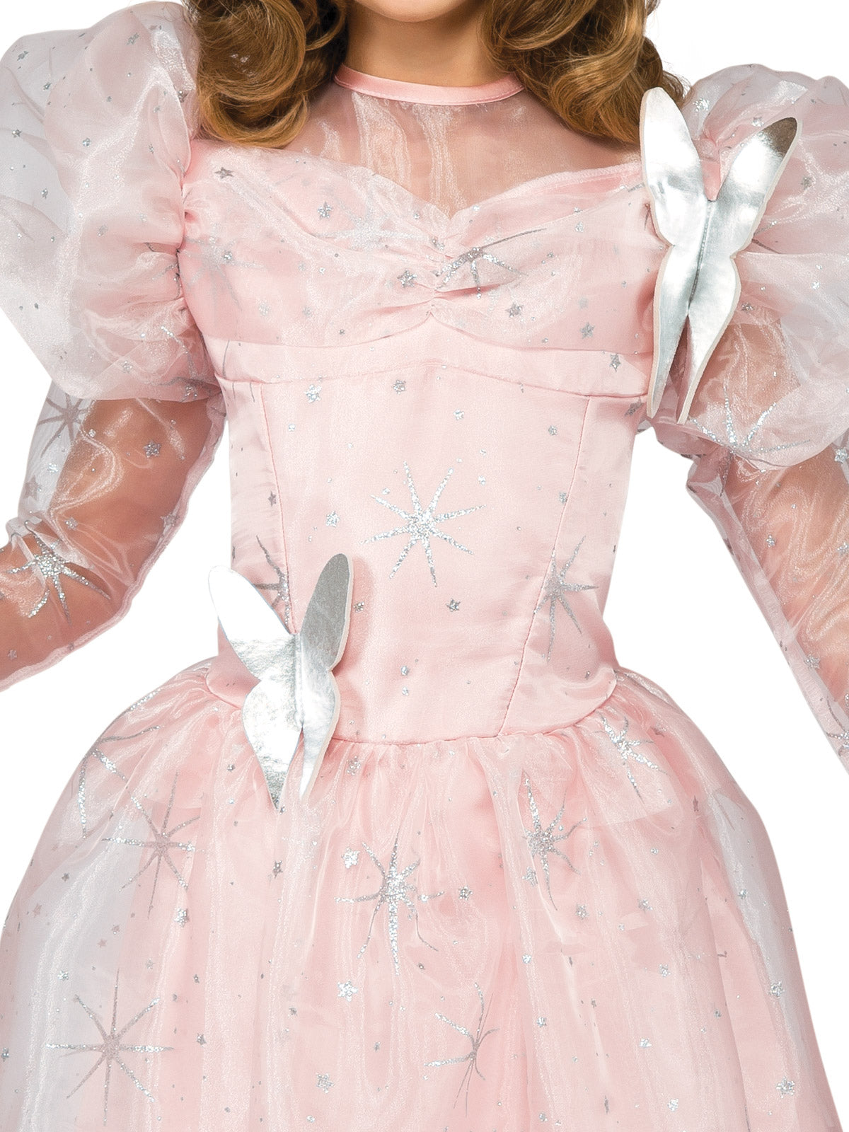 Wizard of Oz Glinda The Good Witch Deluxe Girl's Costumes (Available in 3 Sizes)