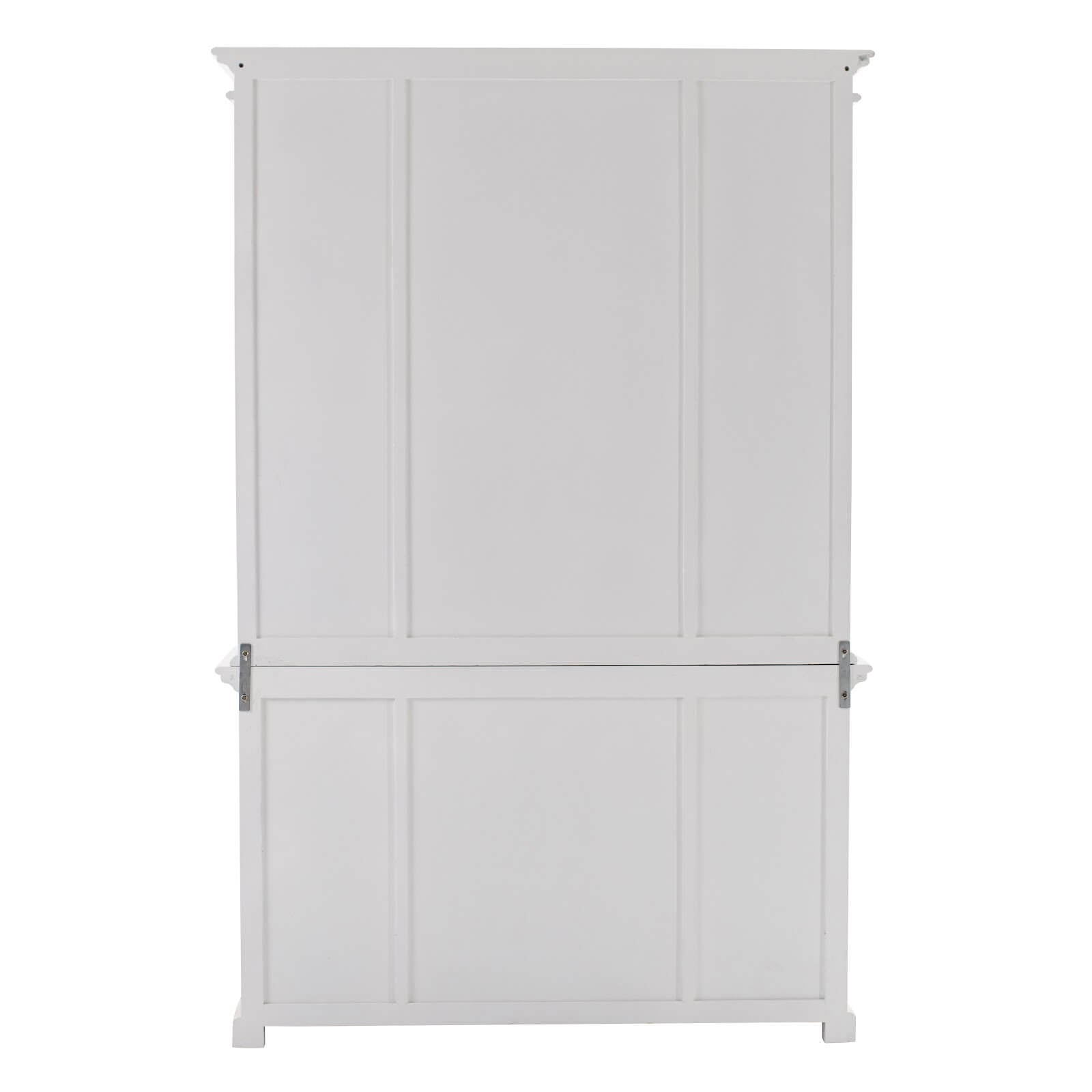 Classic Farmhouse Hutch Cabinet with 12 Drawers 4 + 4 Doors 1 Shelf