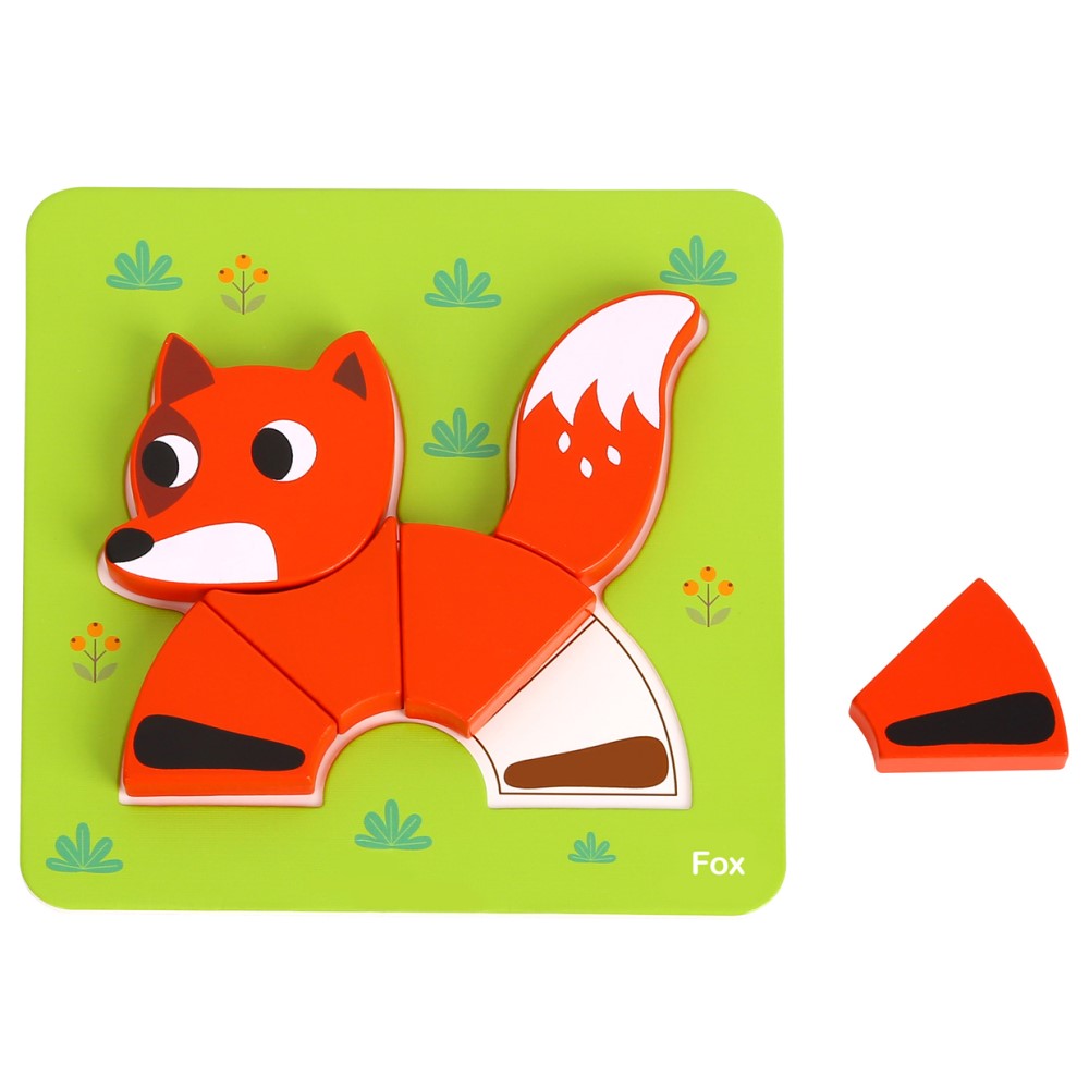 6 In 1 Mini Animal Shape Sorter Puzzle