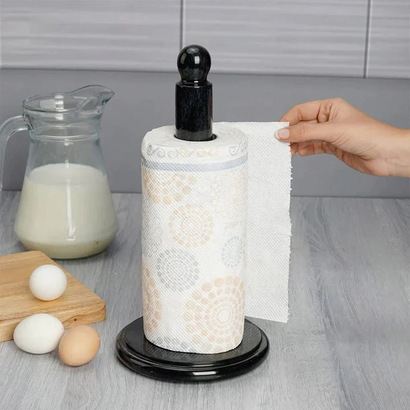 Refined Handmade Marble Paper Towel Holder (Available in 6 Colors)