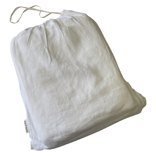 Delight Pure Linen 60 x 60cm Pillowcase Set of 2 - Crisp White