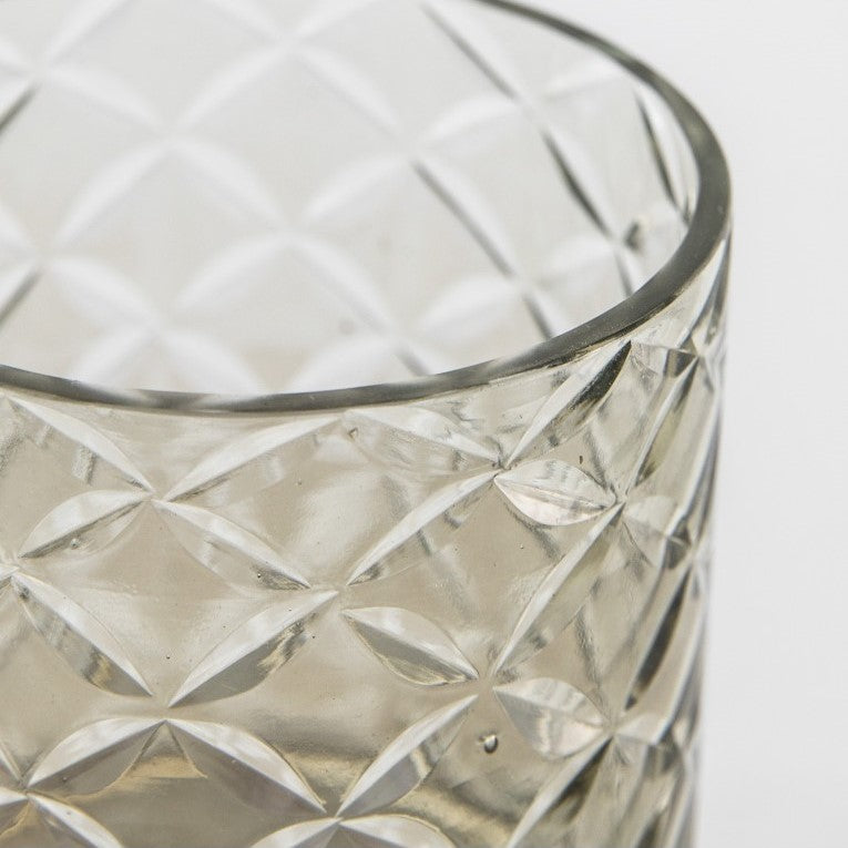 S/2 Intriguing Patterned Tealight Holders 7cms (Choose from 2 Colors)