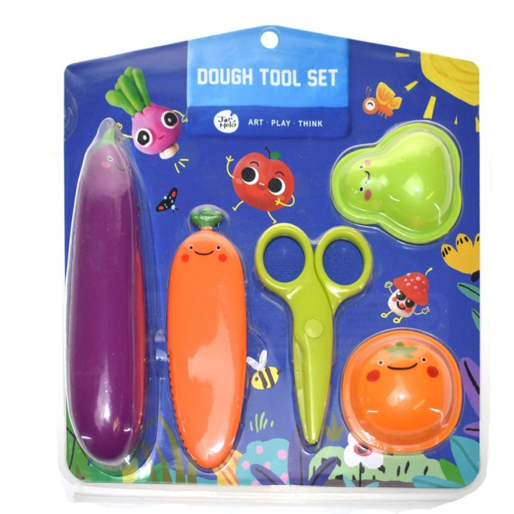 5 Pcs Fruit Dough Tool Set For Kids