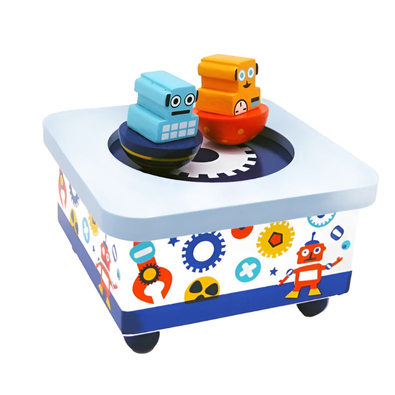 Toddlers Magnetic Music Box - Robots