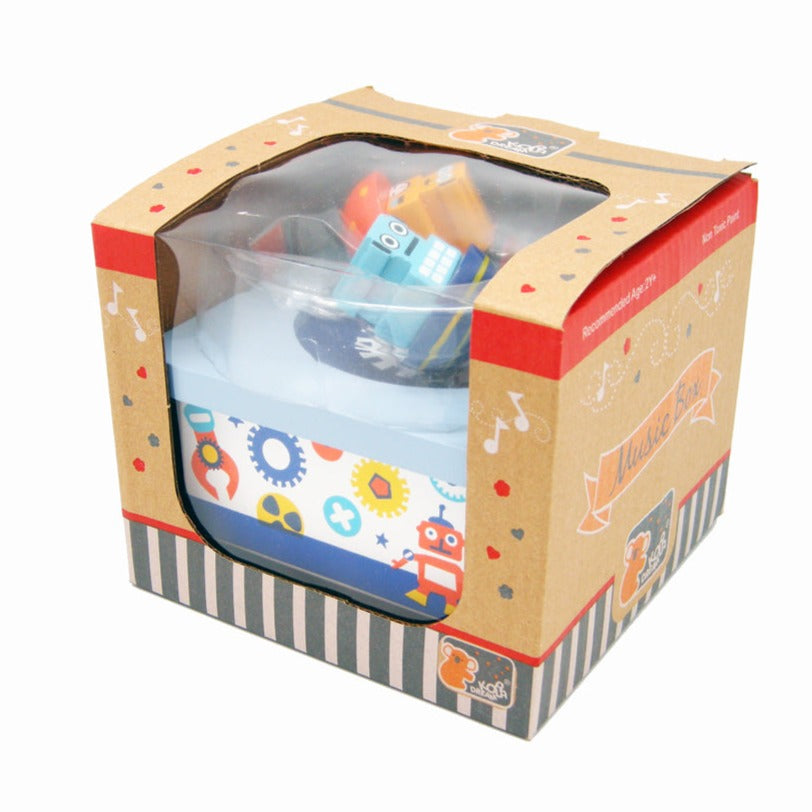 Toddlers Magnetic Music Box - Robots