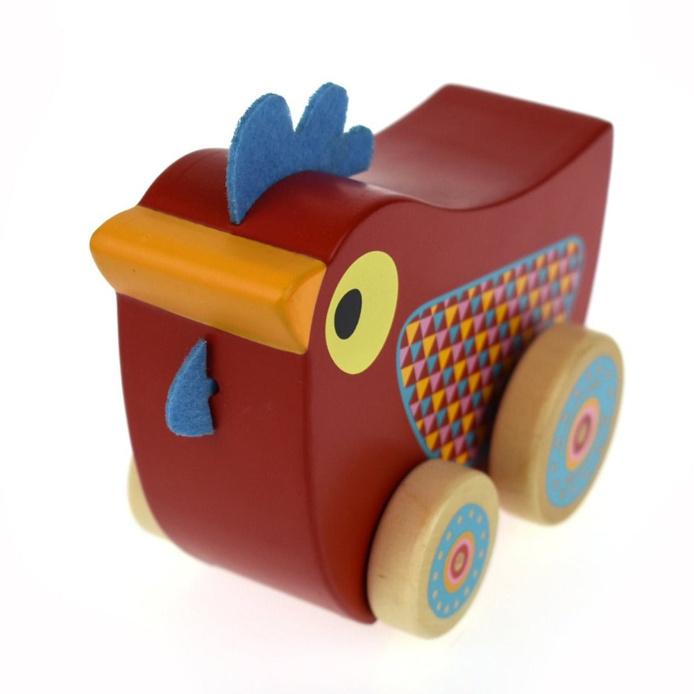 Toddlers Wind N Walk Music Box - Chicken