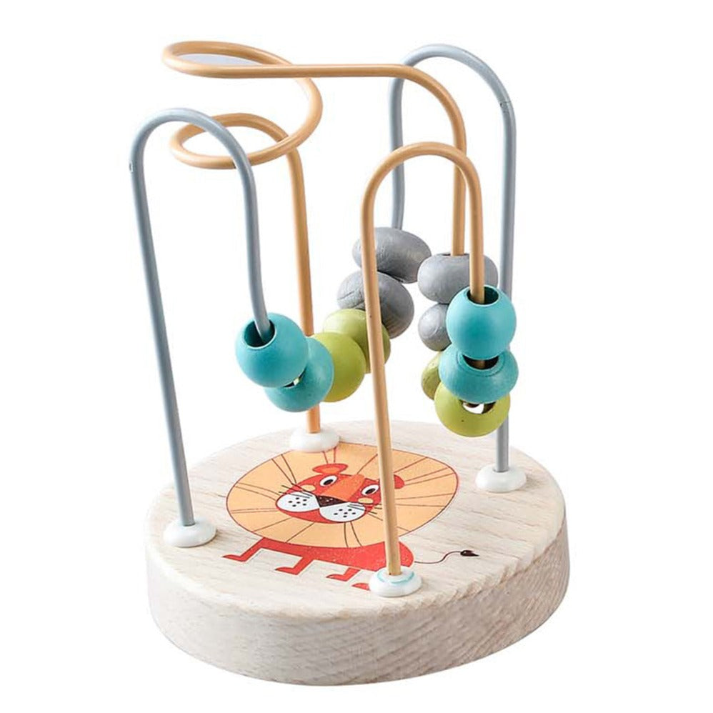 Toddlers Lion Roller Bead Maze Toy