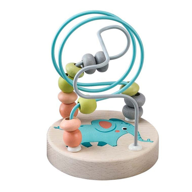 Toddlers Elephant Roller Bead Maze Toy