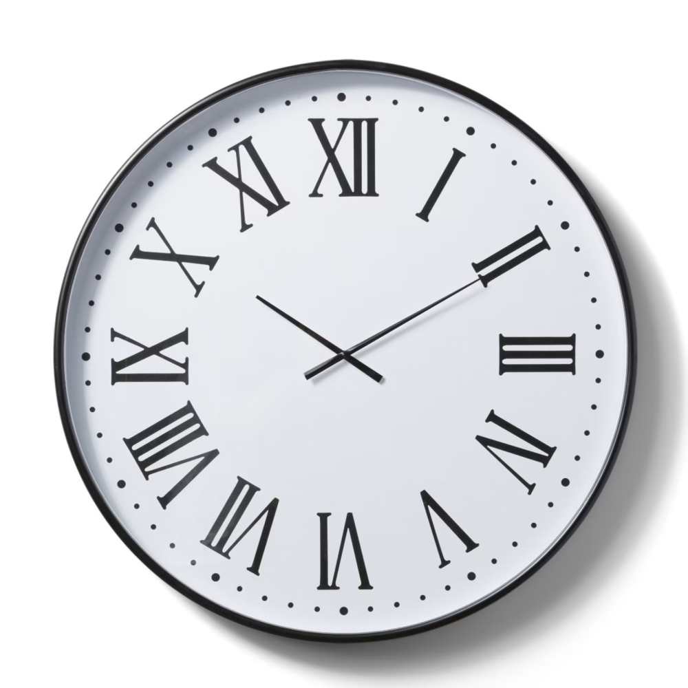 Decorative Timeless Design Wall Clock 90cms