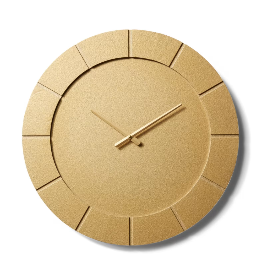 Gold Sleek & Contemporary Design Wall Clock 60cms