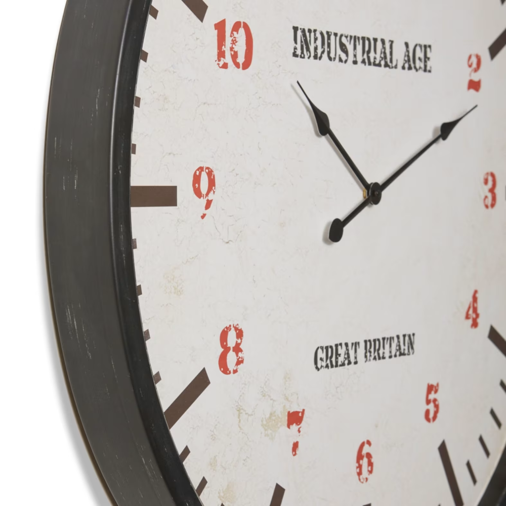 Vintage Style Station Wall Clock 90cms
