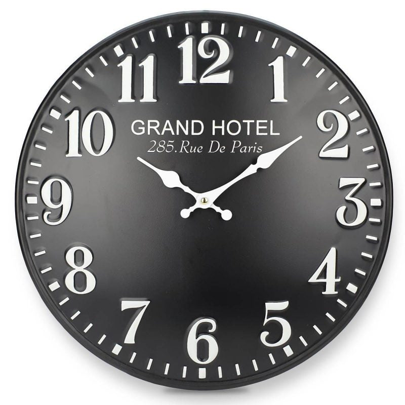 Elegant Convex Face Wall Clock 40cms - Available in 3 Colors