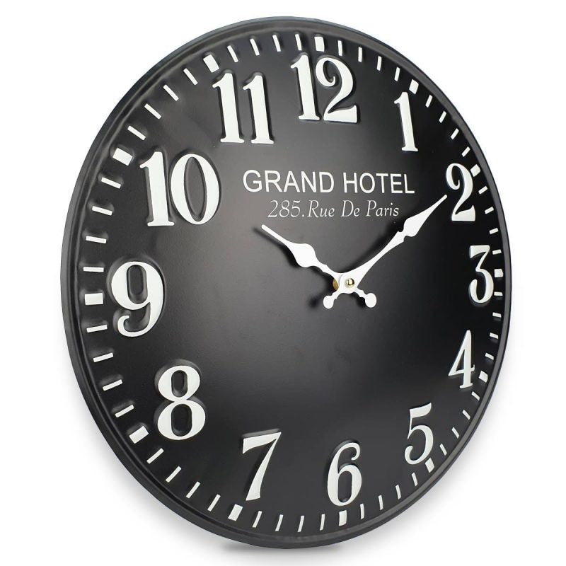 Elegant Convex Face Wall Clock 40cms - Available in 3 Colors