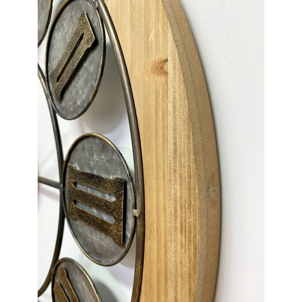 Luxury Stylish Art Metal Wall Clock 80cms