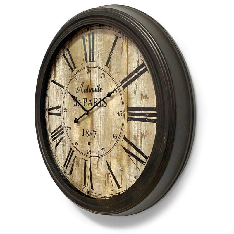 Retro Style Large Wall Clock 62cms