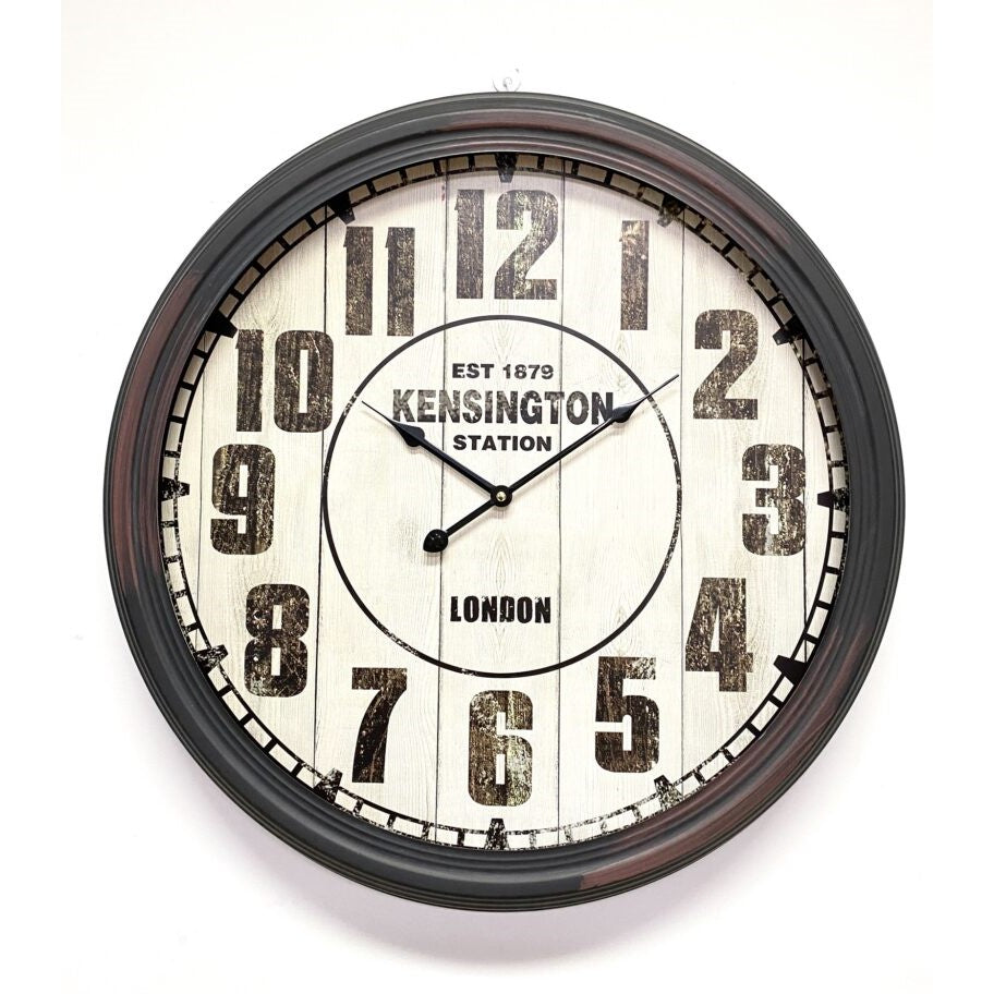 Vintage Style Large Wall Clock 62cms