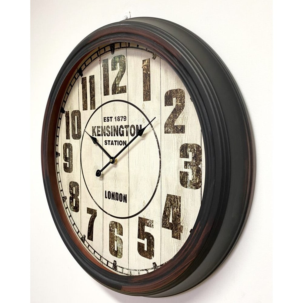 Vintage Style Large Wall Clock 62cms