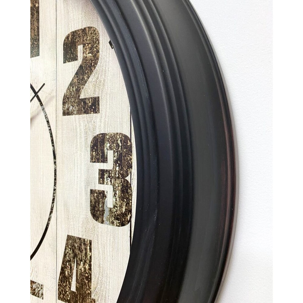 Vintage Style Large Wall Clock 62cms