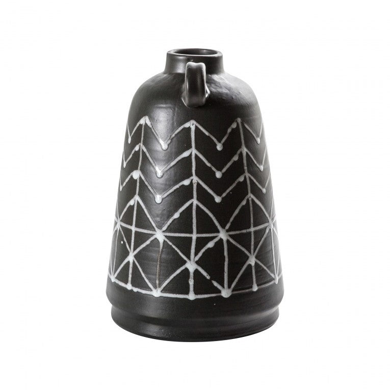 Monochrome Elegance in a Bottle Vase (Available in 2 Sizes)