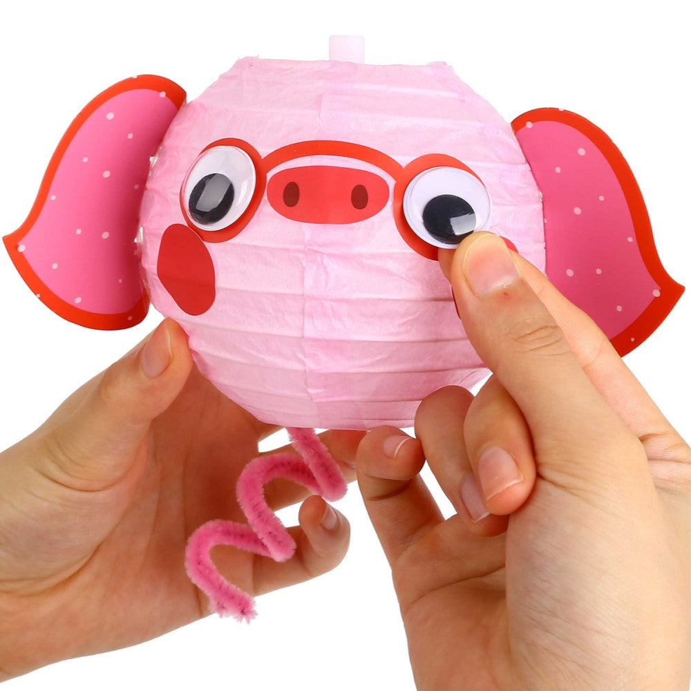 6 Animals Paper Lanterns Craft Kit