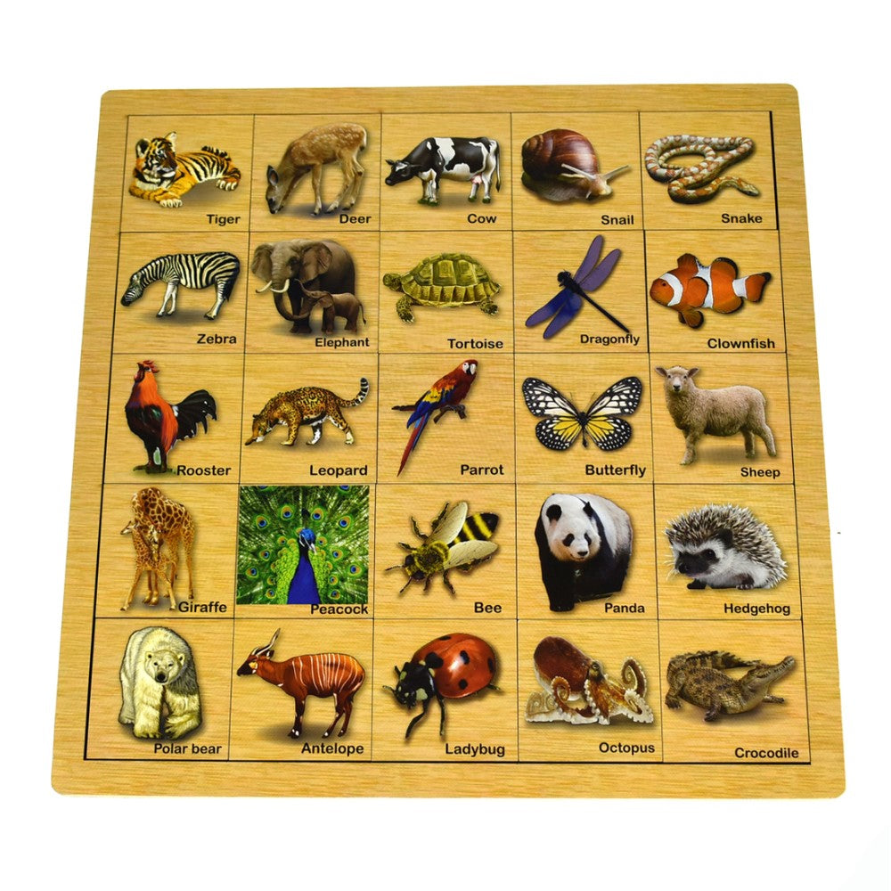 Animals & Skins Matching Puzzle Board