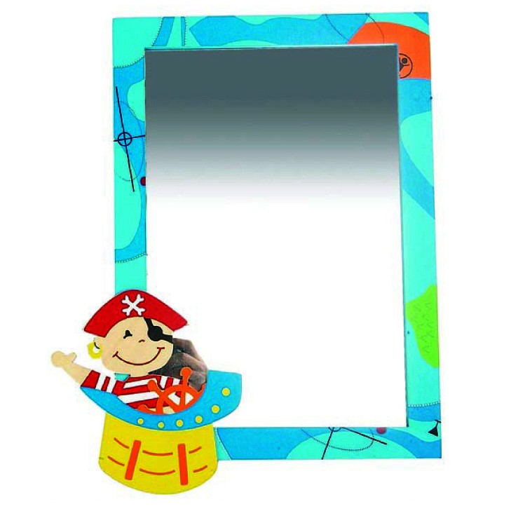 Kids Bedroom Mirror Pirate