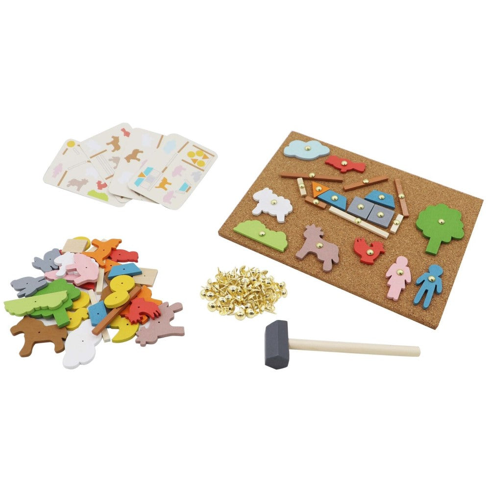 Kids Build Your Own Farm & Animals In Bookcase