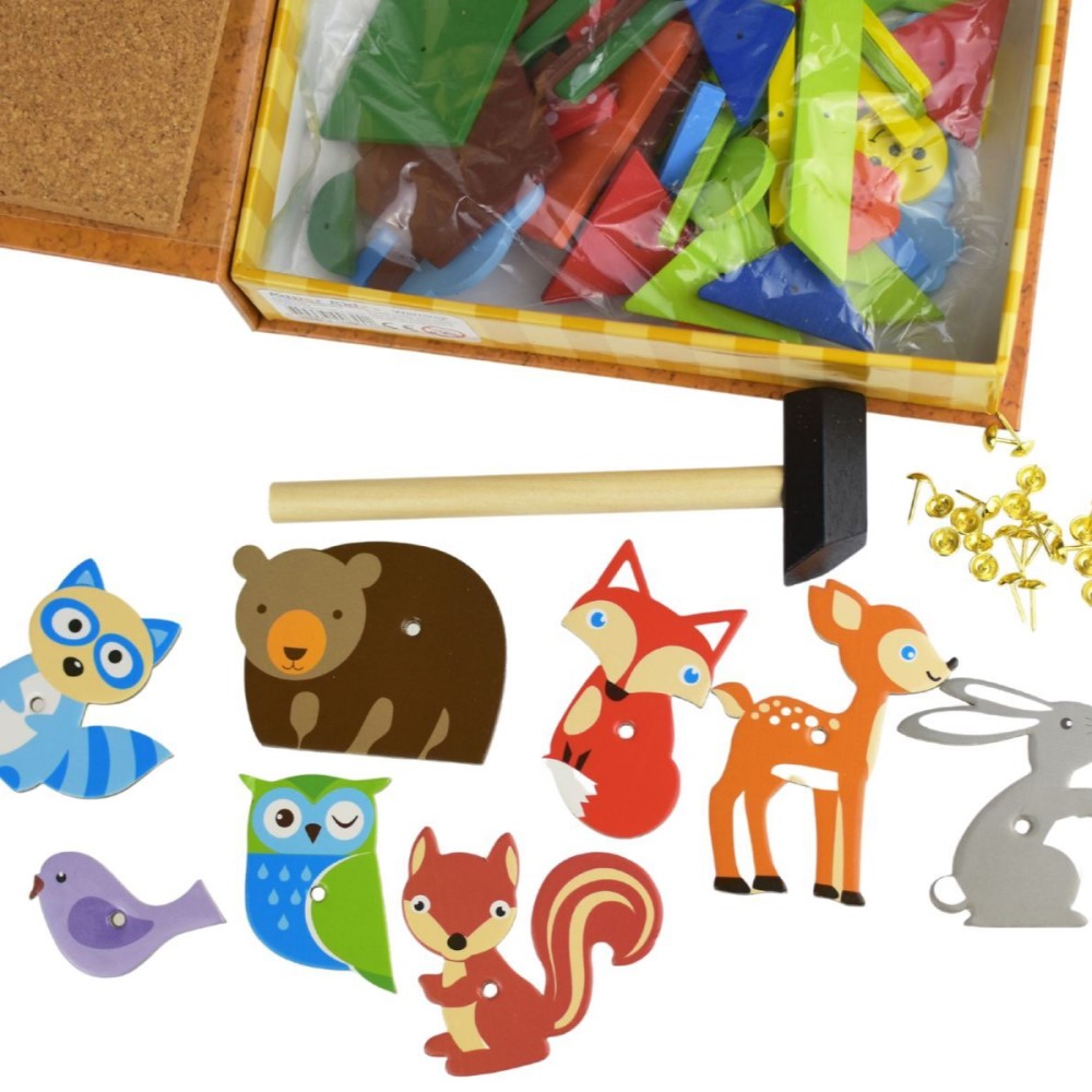 Kids Build Your Own Forest & Friends In Bookcase