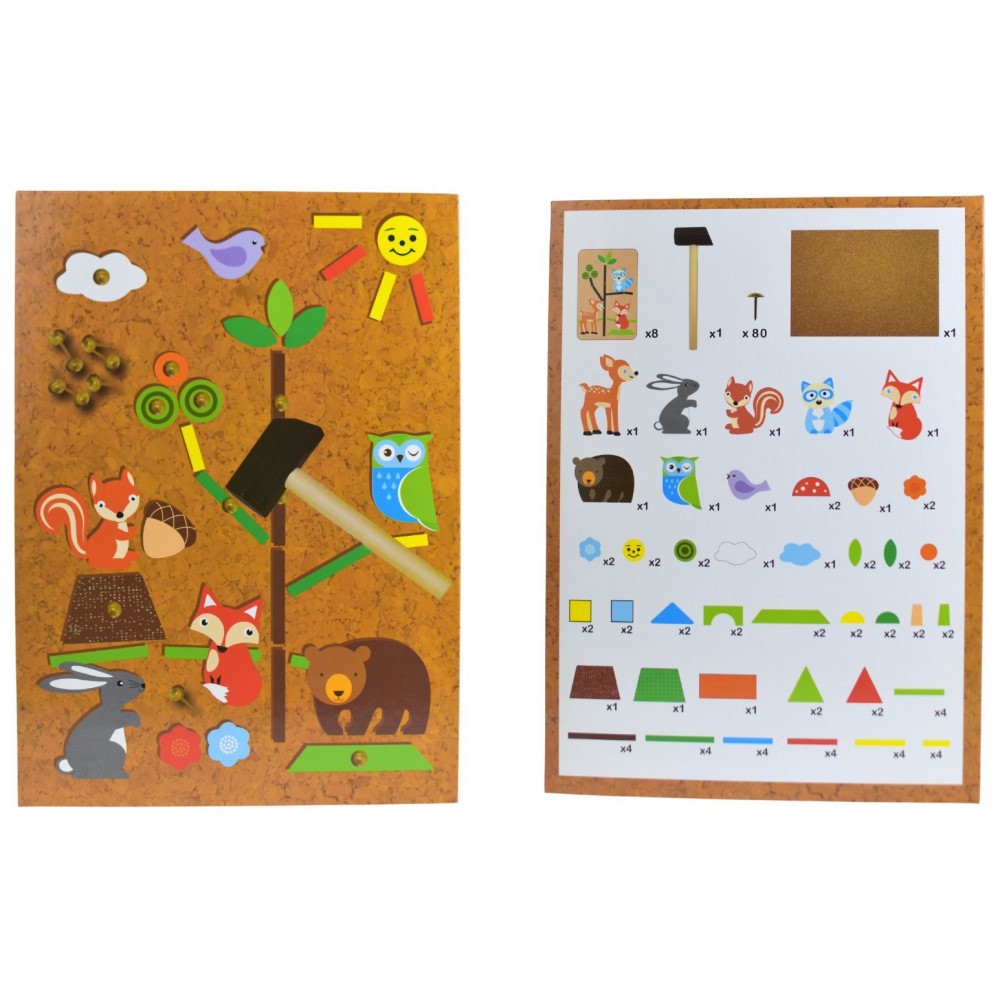 Kids Build Your Own Forest & Friends In Bookcase