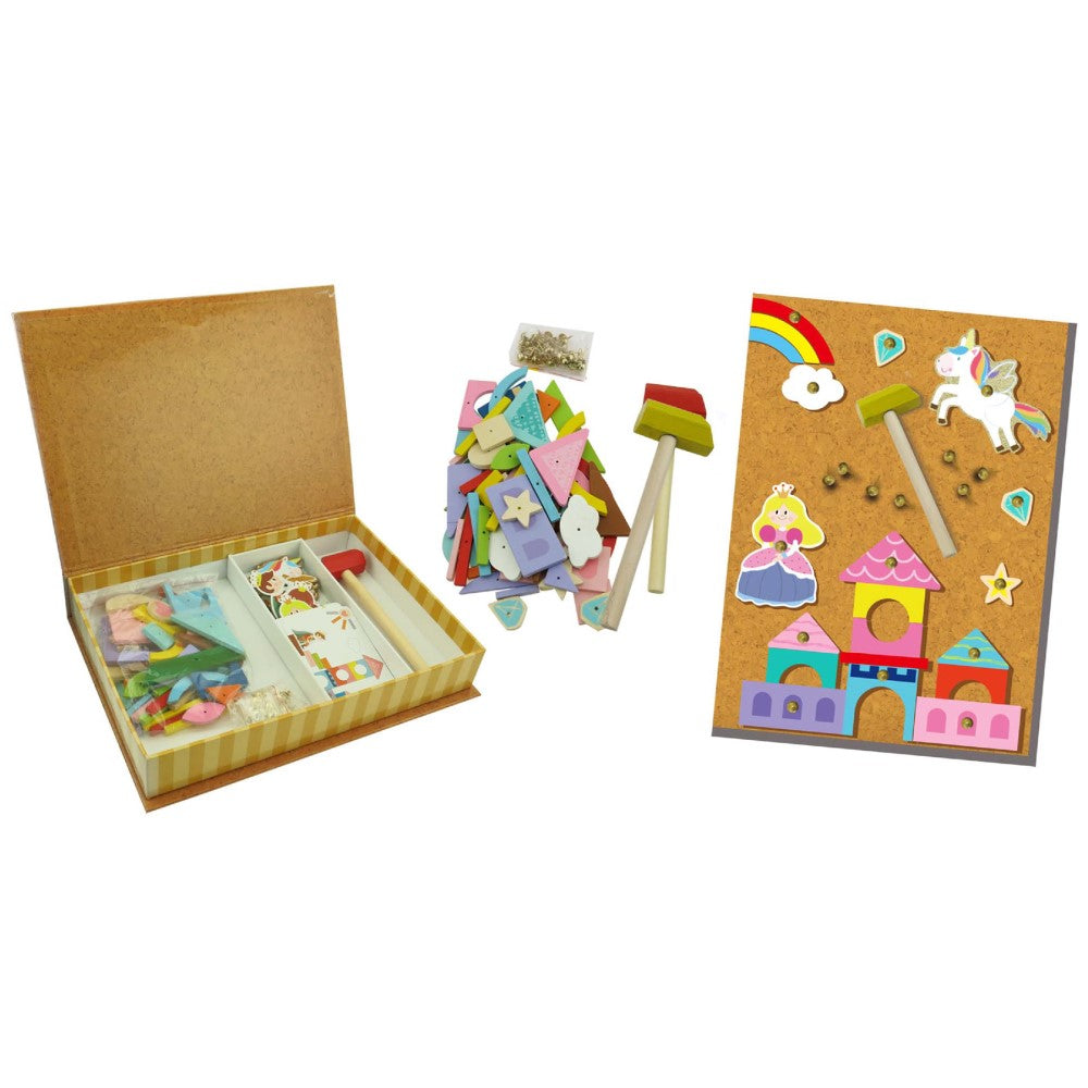 Kids Create Your Own Wooden Unicorn In Bookcase