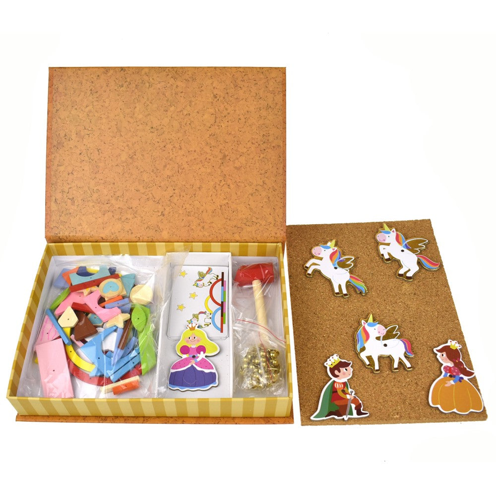 Kids Create Your Own Wooden Unicorn In Bookcase