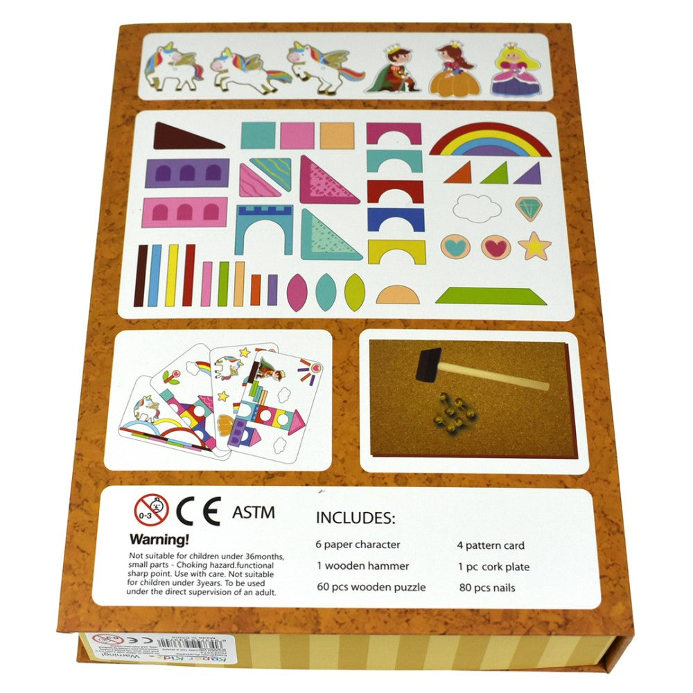 Kids Create Your Own Wooden Unicorn In Bookcase