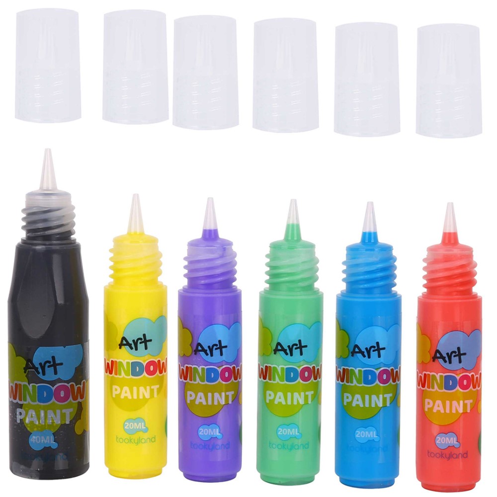 Kids Glass Window Cling Art Kit