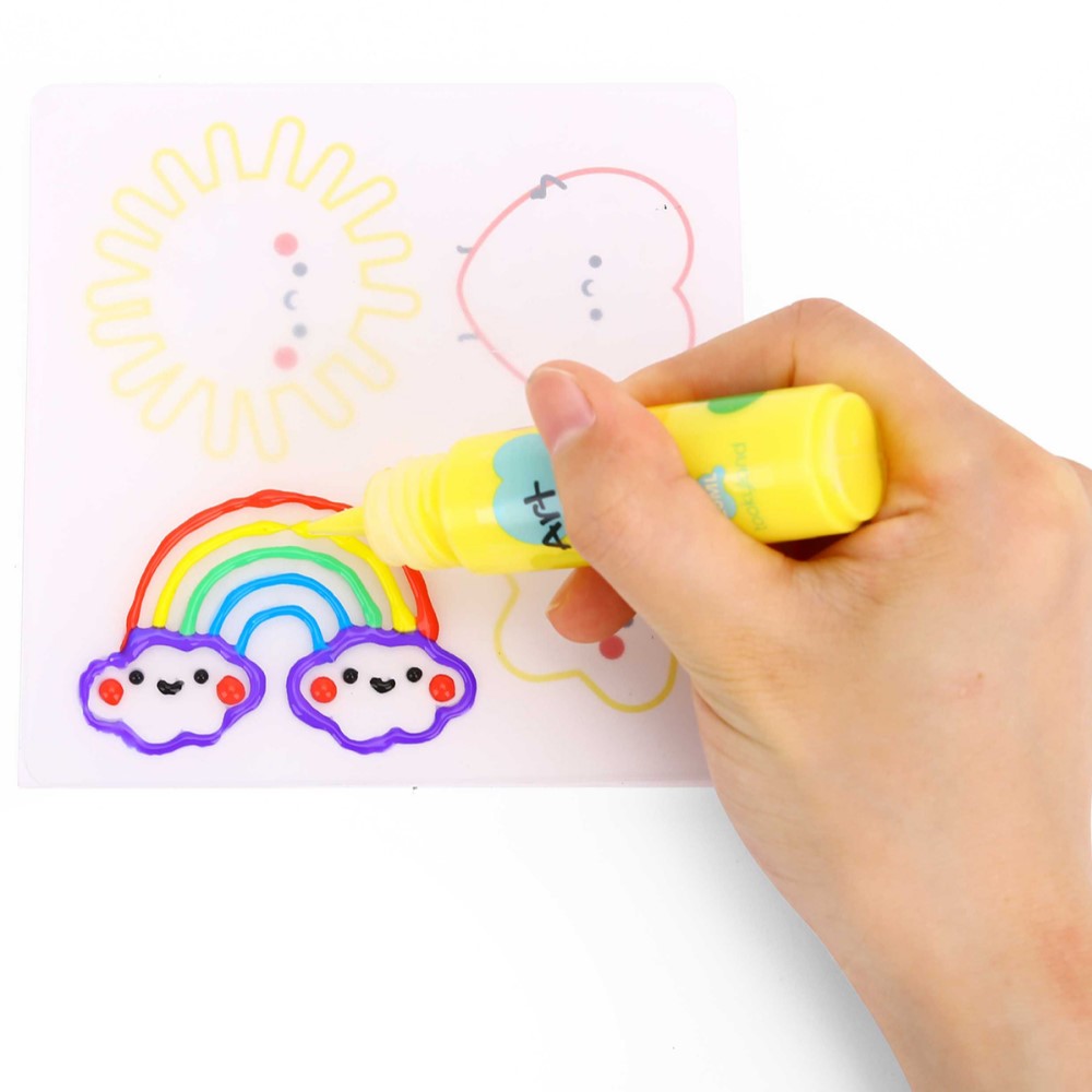 Kids Glass Window Cling Art Kit