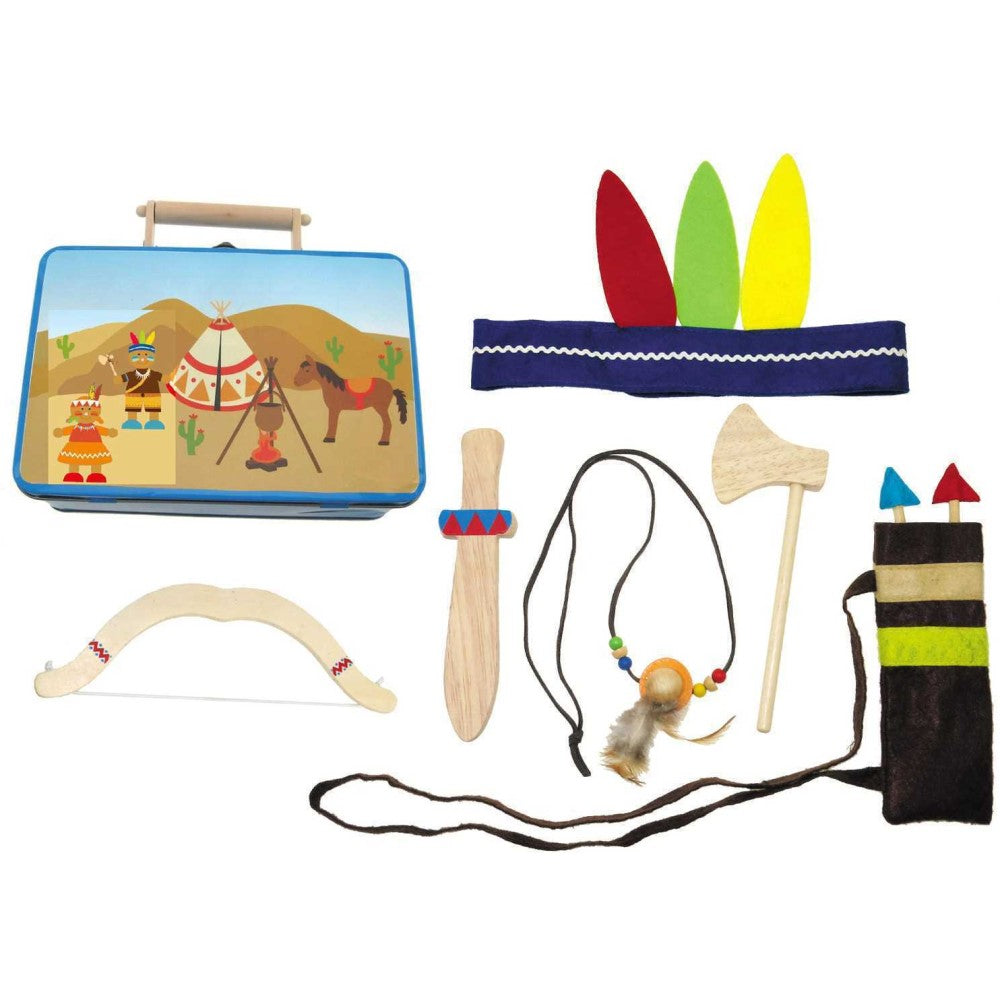 Kids Indian Dress Up Kit In Tin Case
