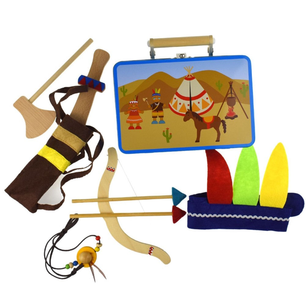 Kids Indian Dress Up Kit In Tin Case
