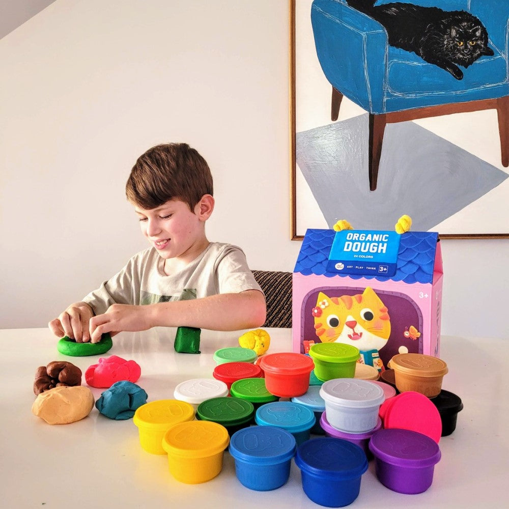 Kids Modelling Organic Dough Set - 24 Colours