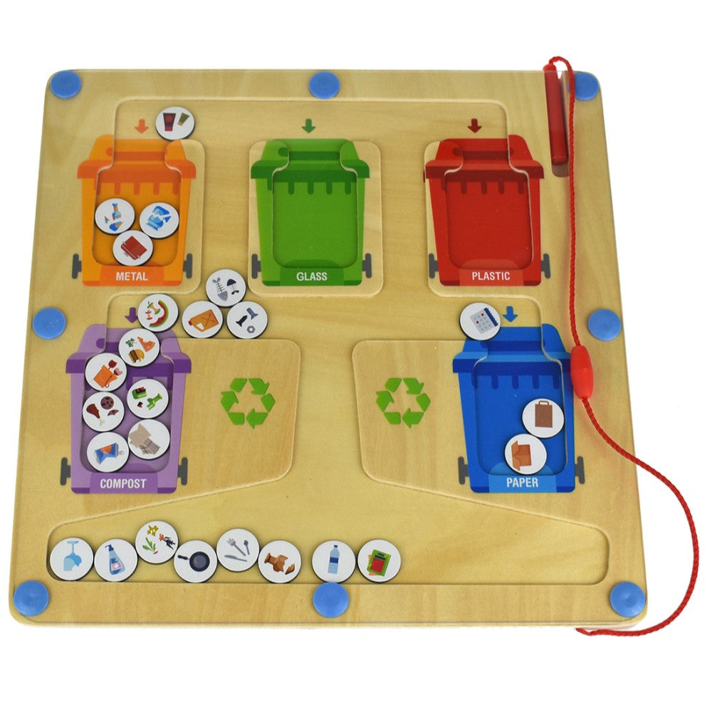 Kids Recycling Centre Sorting Magnetic Board Game