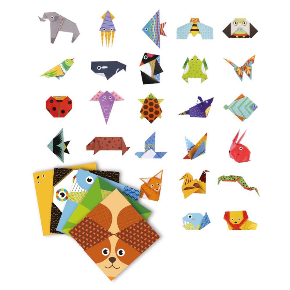 Origami Paper Craft Kit - 30 Animals