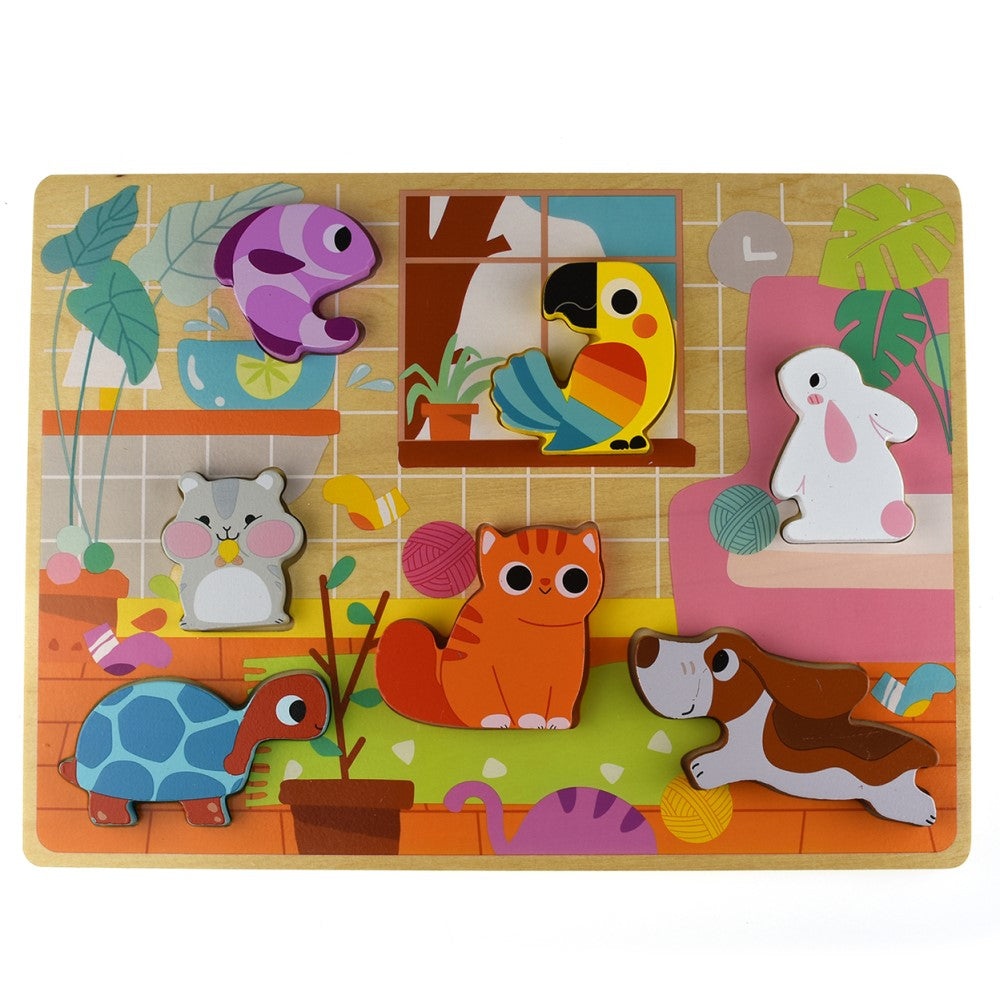Toddlers Shape Sorter & Matching Puzzle Game - Pet