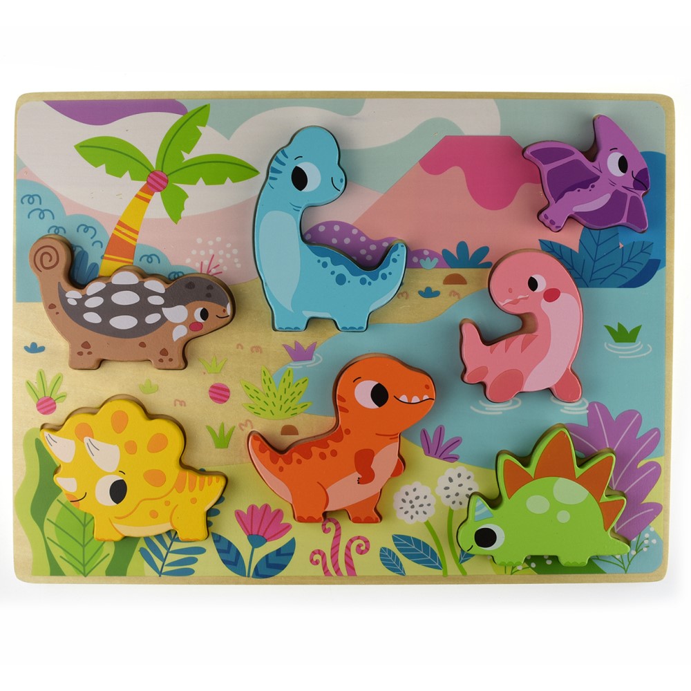 Toddlers Shape Sorter & Matching Puzzle Game - Dinosaur