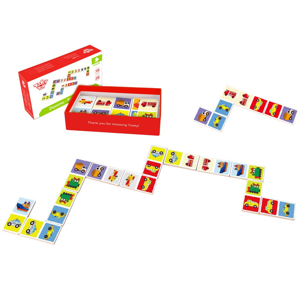 Transportation Dominoes Family Game