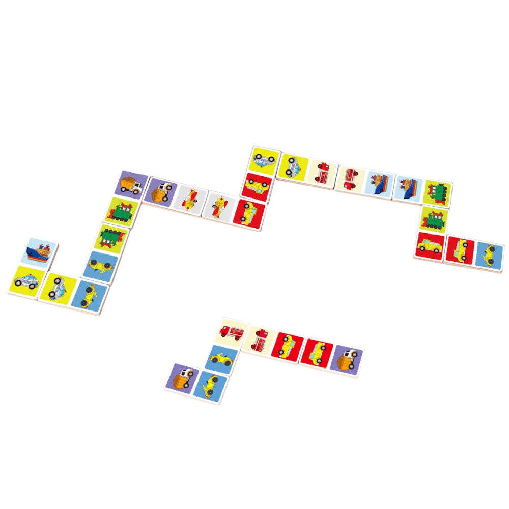Transportation Dominoes Family Game